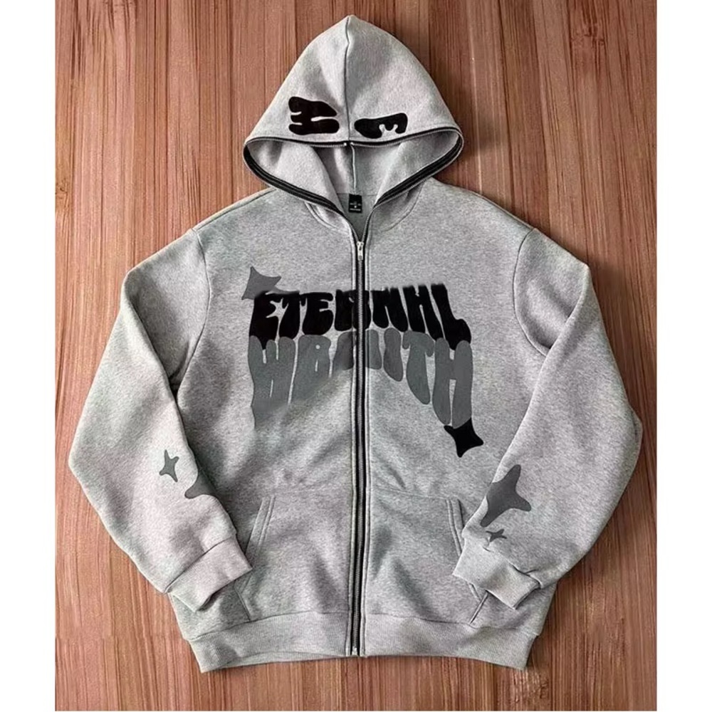 Manfinity Gray Fleece Hoodie